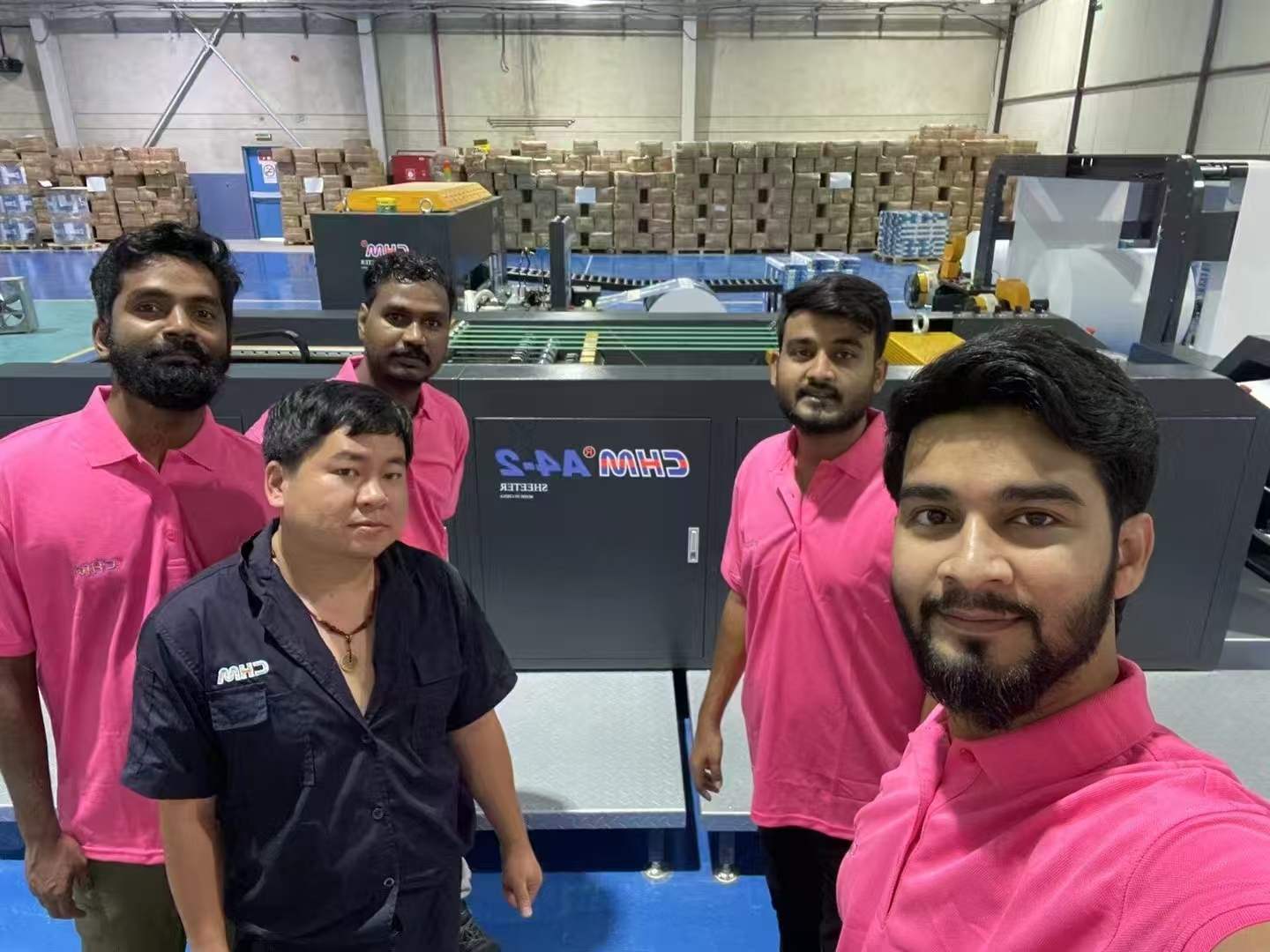 Latest company Cases about One-Stop CHM A4 Paper Cutting Solution: CHM A4 Copy Paper Cutting and Packaging Production Line Put into Operation