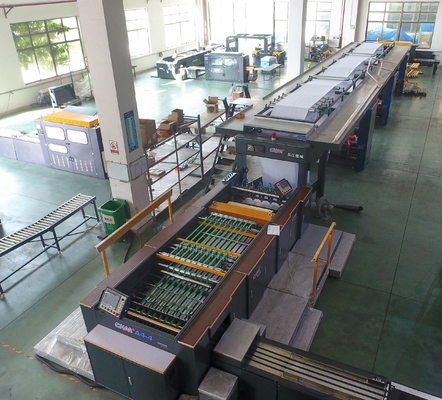 Buy 1500mm Paper Cutting And Packing Machine Double Rotary Knife Paper Cutter online manufacture