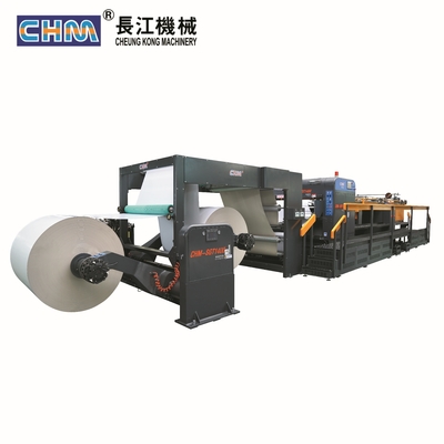 Buy Heavy Double Rotary Paper Sheeting Machine 300cut/Min Paper Reel Cutter ODM online manufacture