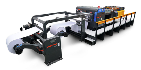 Buy Ac Servo Paper Roll Cutting Machine Precision 550GSM Paper Cutting Machinery online manufacture