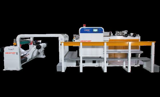 Beli Mesin Pemotong Gulungan Kertas Kecil Menghemat Ruang 25%  Mesin Pemotong Kertas Putar Ganda online manufacture