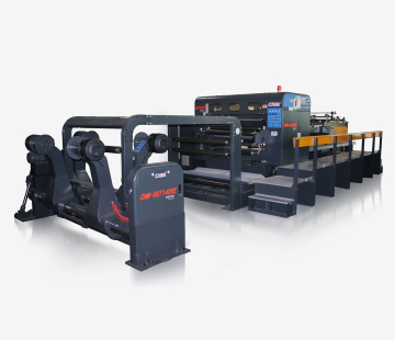 Buy 1400mm Double Rotary Paper Sheeting Machine 200GSM 1000GSM Roll To Sheet Cutter Machine online manufacture