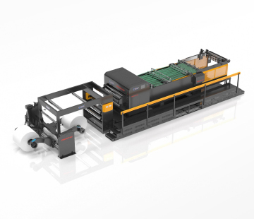 Buy 200GSM - 1000GSM Double Rotary Paper Sheeting Machine 300sheets/Min Sheeter Paper Machine online manufacture