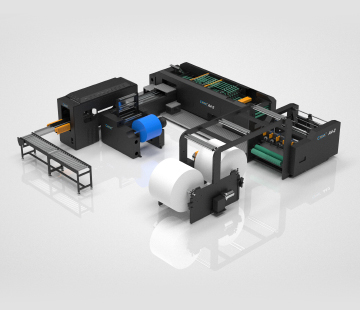 Buy 60cm - 140cm A4 Paper Cutting And Packing Machine 297mm  Paper Sheeter Machine online manufacture