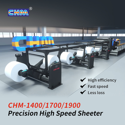 Buy Automatic 40gsm  Paper Roll Sheeter Machine  Printing Packaging A4 Sheet Cutting Machine online manufacture