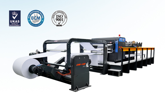 Buy CE 22kW Roll Sheet Cutting Machine 380V 50Hz Paper Sheeter Machine online manufacture