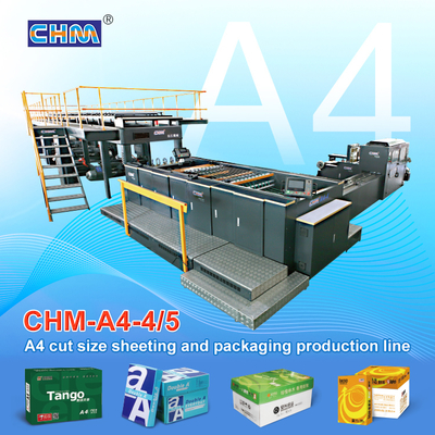 Buy Fully Automatic A4 Paper Making Machines Steel CHM Paper Tube Packaging Machine online manufacture